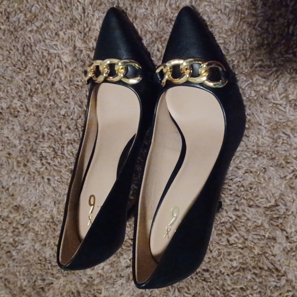 Mix 6. Black pumps size 7 - Picture 4 of 4